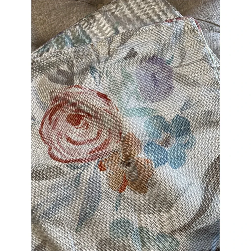 Pier 1 Floral Throw Pillow 